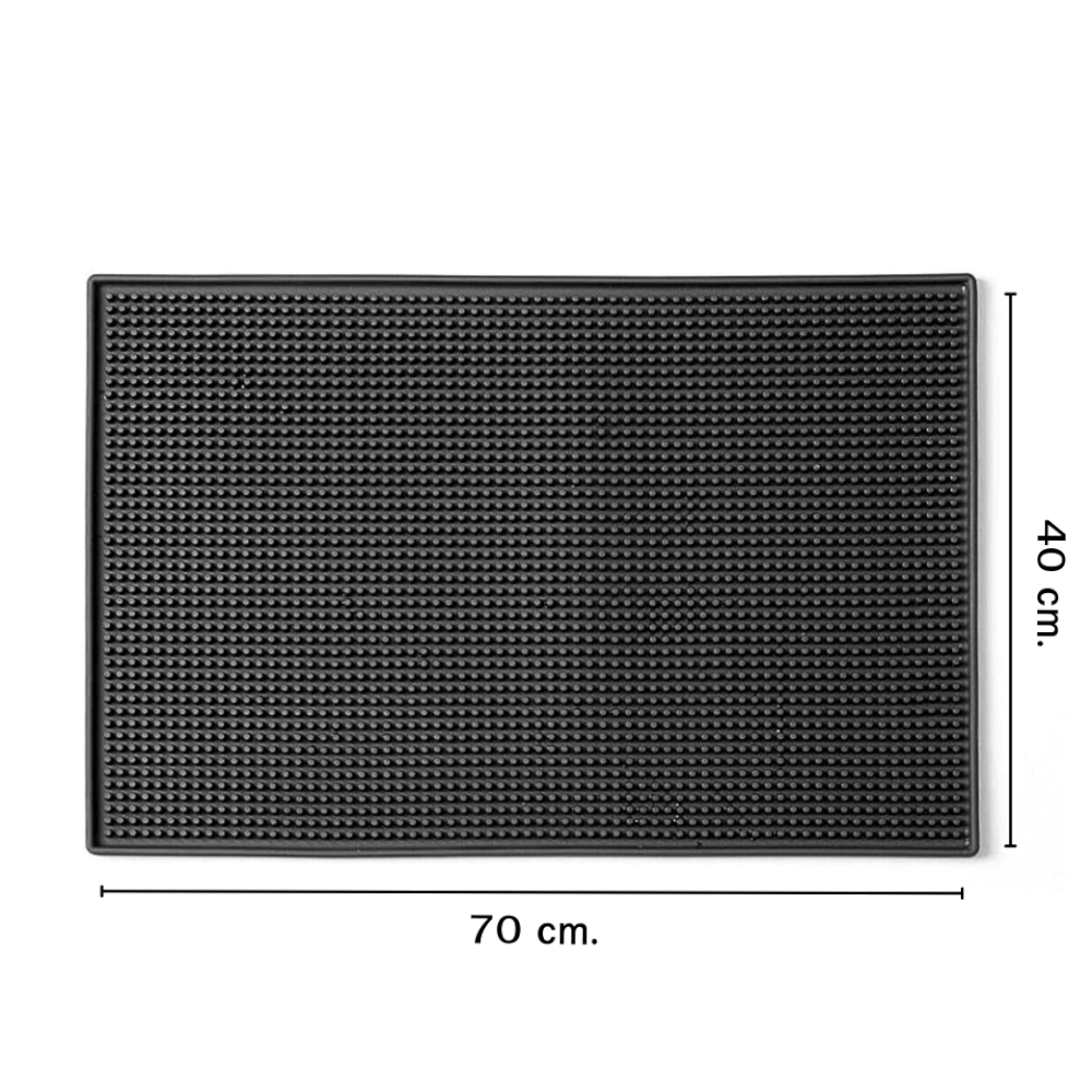  แผ่นรองบาร์ แผ่นยางกันลื่น (รุ่นหนาพิเศษ) ขนาด XL 70*40*1 cm_0